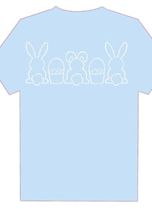 SS Light Blue Bunnies and Baskets Trio