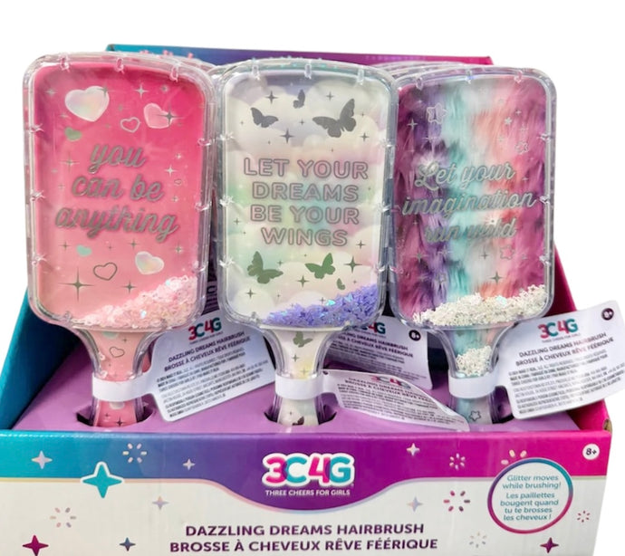 Imagination Land Dazzling Dreams Hairbrush (3 designs)