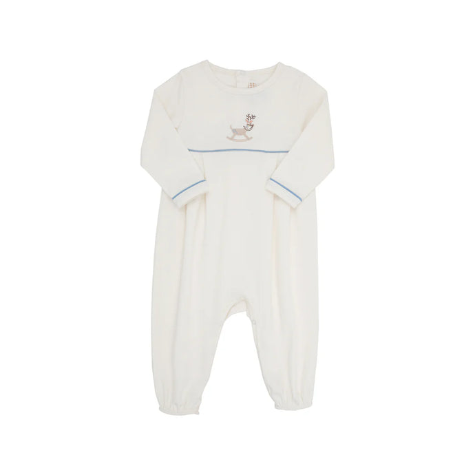 Bradford Romper Palmetto Pearl, Rocking Horse