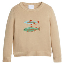 Intarsia Sweater, Fish