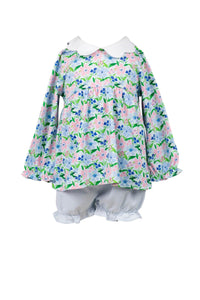 Flanders Poppy L/S Bloomer Set