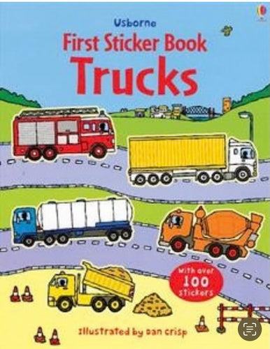 First Sticker Book Trucks