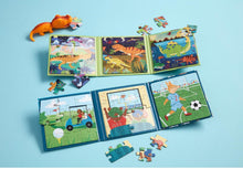 Sports Magnetic Puzzle Book