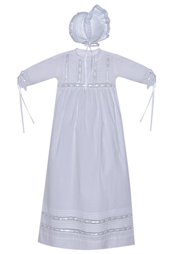White Rory Christening Gown