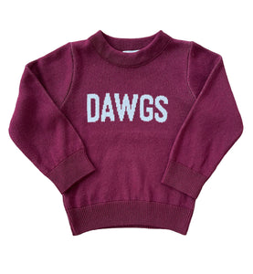 Maroon DAWGS Crewneck Sweater