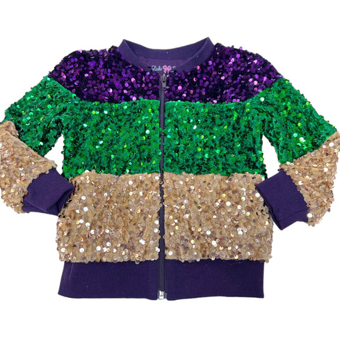 Sequin Mardi Gras Jacket