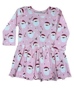 Pink Santa T-Shirt Dress