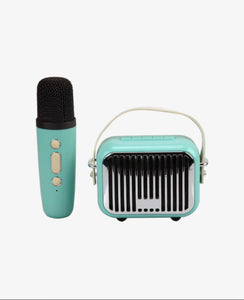 Pocket Karaoke-Microphone & Speaker Combo-Teal