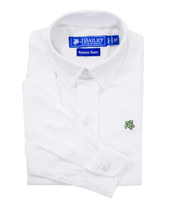 Roscoe Button Down Shirt-White Oxford