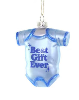 Best Gift Ever Blue Ornament