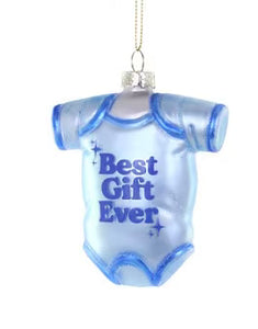 Best Gift Ever Blue Ornament