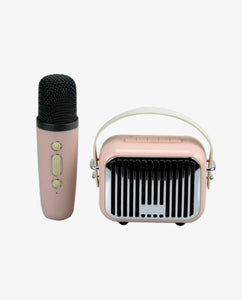 Pocket Karaoke-Microphone & Speaker Combo-Pink