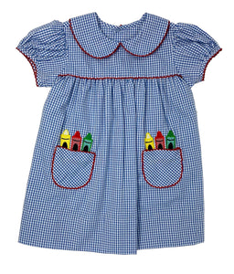 Royal Blue/ Crayon Reagan Dress