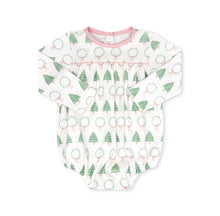 Mother May I Bubble Long Sleeve -Oh Christmas Tree, Pensacola Pink