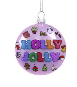 Holly Jolly Ornament