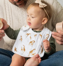 safari dreams ORGANIC COTTON SNAP BIBS 3 PACK