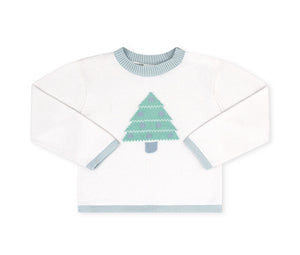 Cozy Up Sweater -Blue Tree