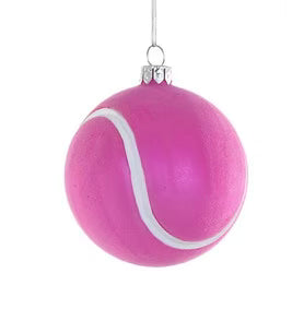 Pink Tennis Ball ornament