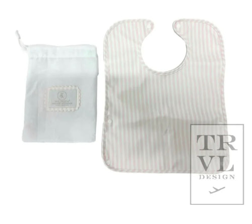 Pimlico Stripe Pink Best Bib