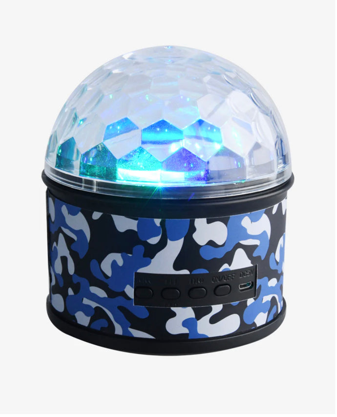 Fun Light Stereo Speaker, Blue Camo