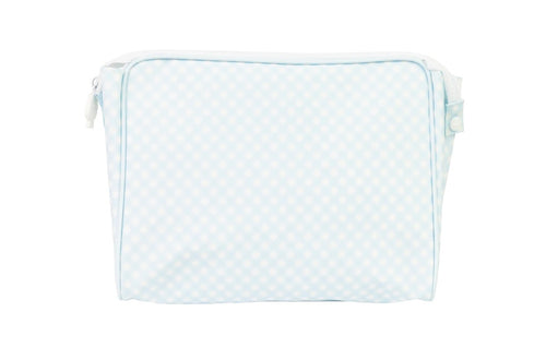 The Go Bag Small, Blue Gingham