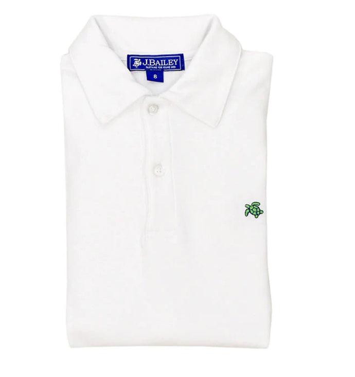 Henry Short Sleeve Polo-White