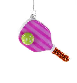 Pickle Ball Pink Ornament