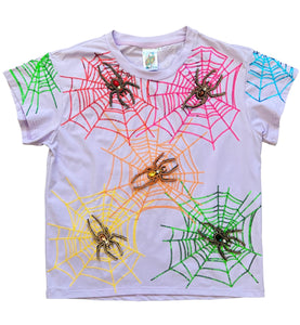 Kids Lavender Spider Tee