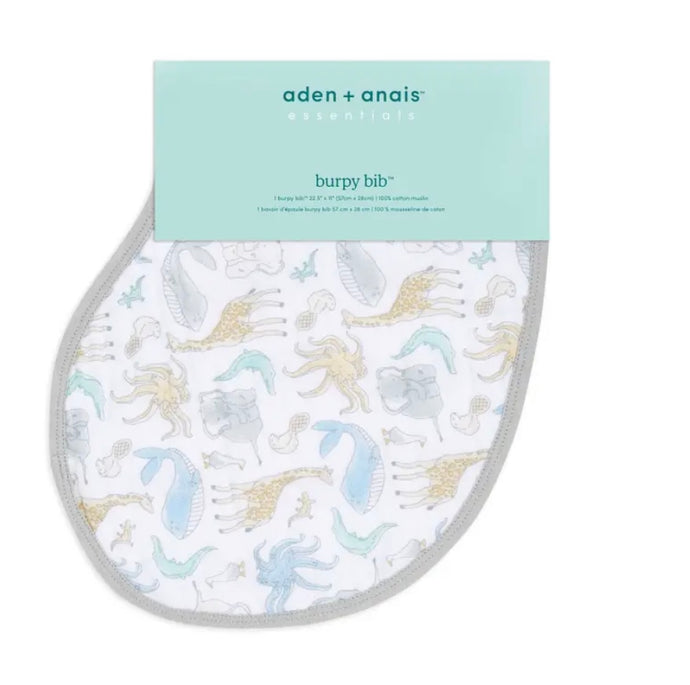 natural history
ESSENTIALS COTTON MUSLIN BURPY BIB