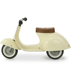 PRIMO Ride On Toy Classic, Cream with Brown Seat