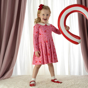 Candy Cane Jersey Dress Size