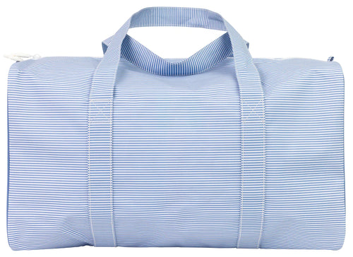 The Duffle Bag Navy Mini Stripe