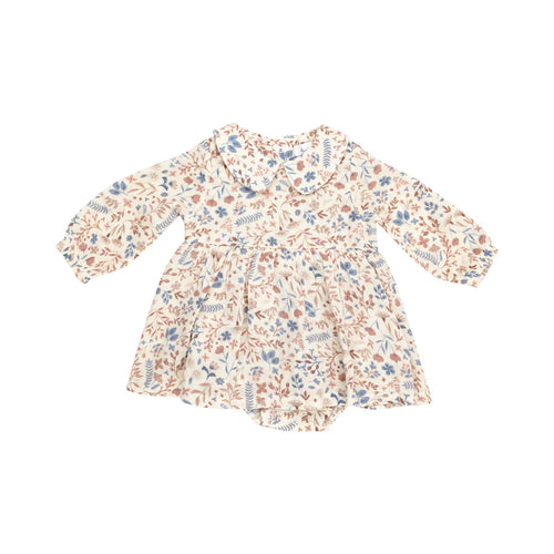 PETER PAN COLLAR BUBBLE W/ SKIRT - WESTERN FLORAL