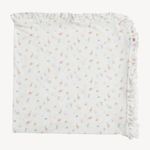 pink little bitty pretty one modal baby blanket