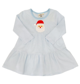 Santa Head Dress Baby Blue Stripe