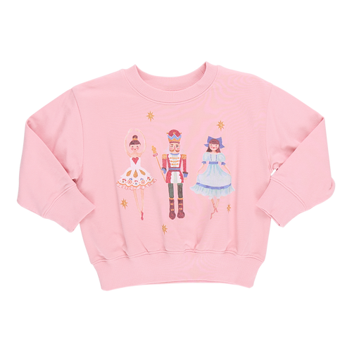 Girls Organic Sweatshirt - Nutcracker