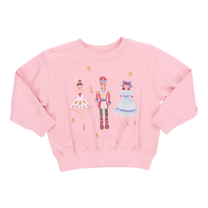 Girls Organic Sweatshirt - Nutcracker