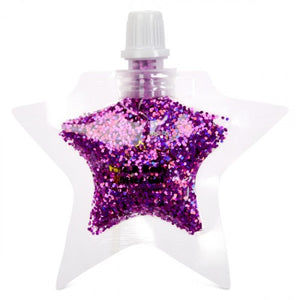 Star Shape Time to Shine Purple Body Glitter