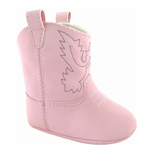 Pink Soft Sole Cowboy Boots
