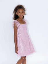 Mila Feather Party Dress