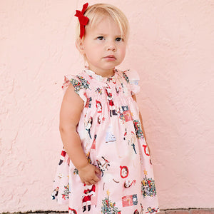 Baby Girls Stevie Dress Set - Holiday Spirit