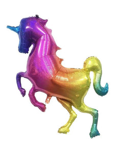 47" Rainbow Unicorn Balloon