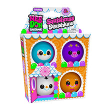 The Groovy Glob Squishmas Squishkins Stress Ball 4-Pack