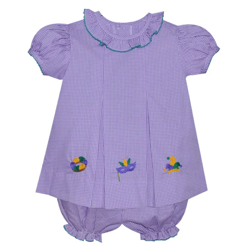 Purple Reese Girl Bloomer Set