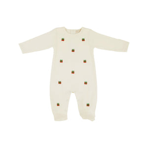 Rock Me Romper (Unisex)
Palmetto Pearl with Present Embroidery