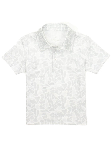 Boys Inlet Polo Snow Camo