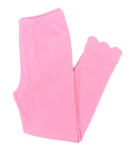 Pink Scallop Legging NEW