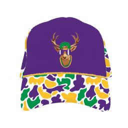 Mardi Gras Rope Trucker Deer Cap