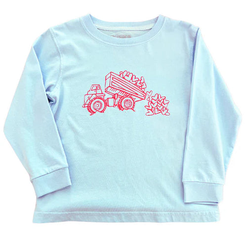 LS Light Blue Dump Truck Tshirt