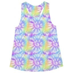 Lavender Burst Racer Back Tank